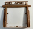 VINTAGE MARX FORT APACHE PLAYSET BROWN ENTRANCE SIGN HTF