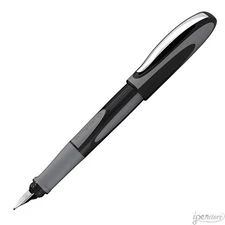 Schneider Ray Fountain Pen, Onyx with Grey Trim