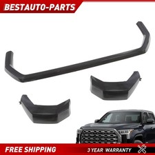 For Toyota Tundra 2022-2024 Front Bumper Grille Trim Molding Black