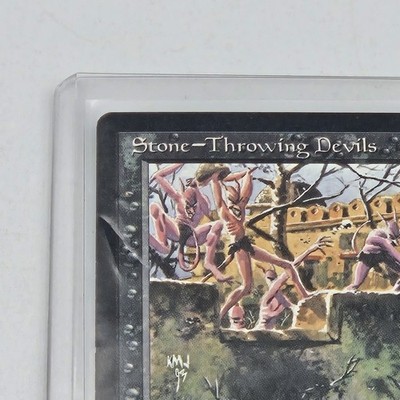 MTG Stone-Throwing Devils (Dark) Arabian Nights Regular Common for