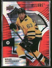 2021-22 Upper Deck Allure Brad Marchand Red Rainbow #37 Boston Bruins