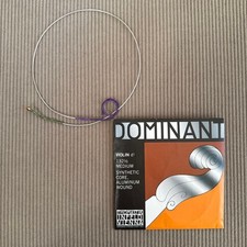  Used DOMINANT fractional violin string D string 1/2 size