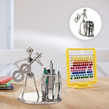 Music Gifts Guitar Decor Iron Pen Pencil Holder for Desk Accessories