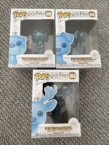 Funko Pop! Lot: Harry Potter Patronus #104, #105, & #106