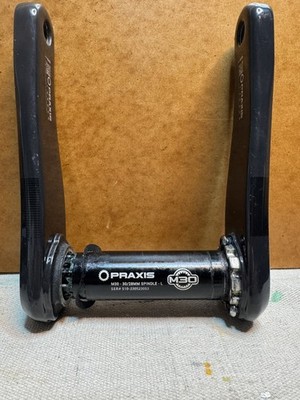 Praxis Zyante Carbon Crankset, 155mm Length, 48/32 Ring Set