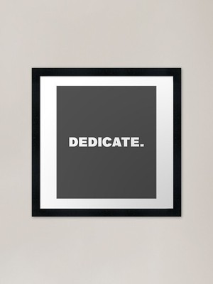 Widmen Sie ein Wort Zitat gerahmte Kunst gerahmtes Wandbild Poster Leinwanddruck Bild