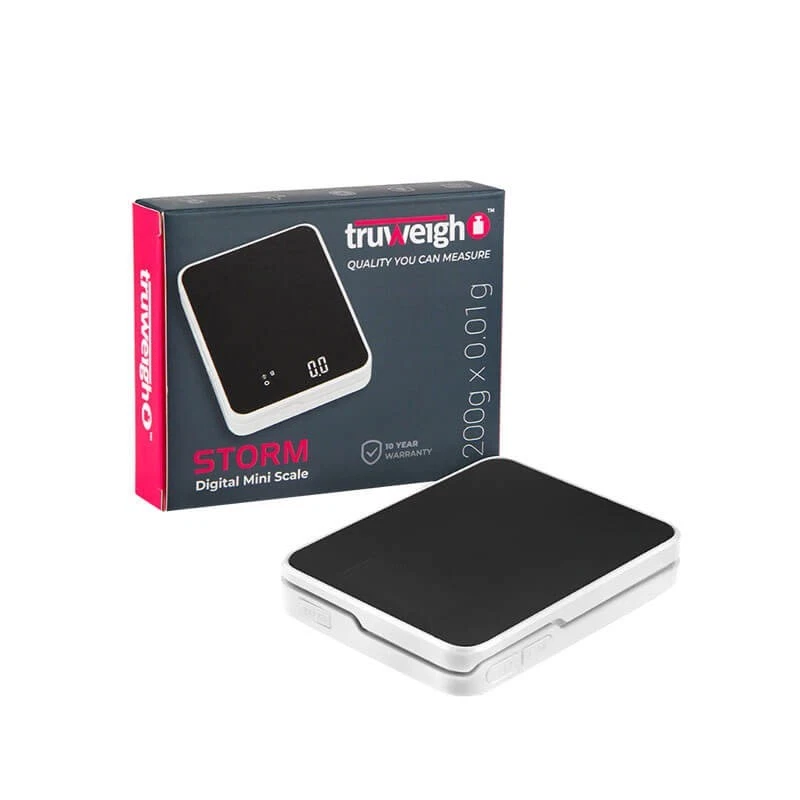 Truweigh Storm Mini Scale 200g x 0.01g White Digital Pocket Scale Free Shipping