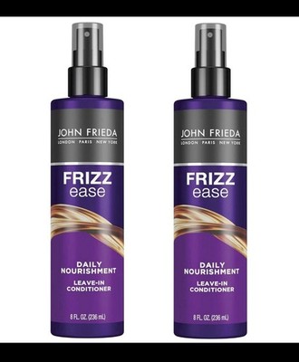 *PACK OF 2* John Frieda Frizz Ease DAILY NOURISHMENT Leave-in Conditioner 8 oz
