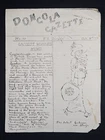 c1917 WW1 DONGOLA GAZETTE Mimeograph News Letter S. S DONGOLA Rare Military