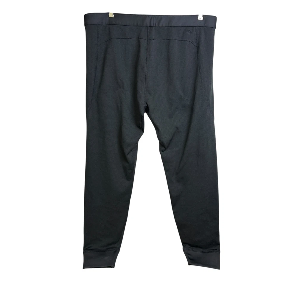 Pantalones de vellón Simms para hombre 2XL negros bolsillos cintura ajustable bordados al aire libre Foto 2 de 4