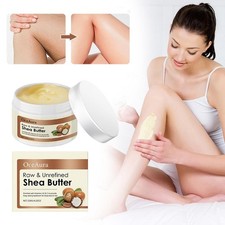 Organic Unrefined Shea Butter for Skin  Hair, 120g  
