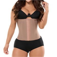 Salome 315-1-CCB Waist Trainer Fajas Colombianas with Hooks Powernet
