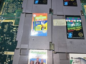 NES Golf & 5 Exact Type Other Games-Intact-Stickers-Marks-Untested-READ ALL