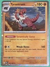 Pokémon Tyrantrum #45/88 POR Cosmos Holo Blister Esclusiva Carta Pokémon Promo