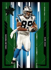 2005 Leaf Rookies & Stars Longevity #16 Steve Smith Green #d /200! Panthers