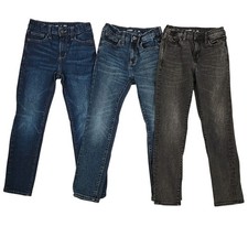 Old Navy Boys Jean Lot of 3 Slim Skinny SIZE 10 Good Pre-Loved Condition