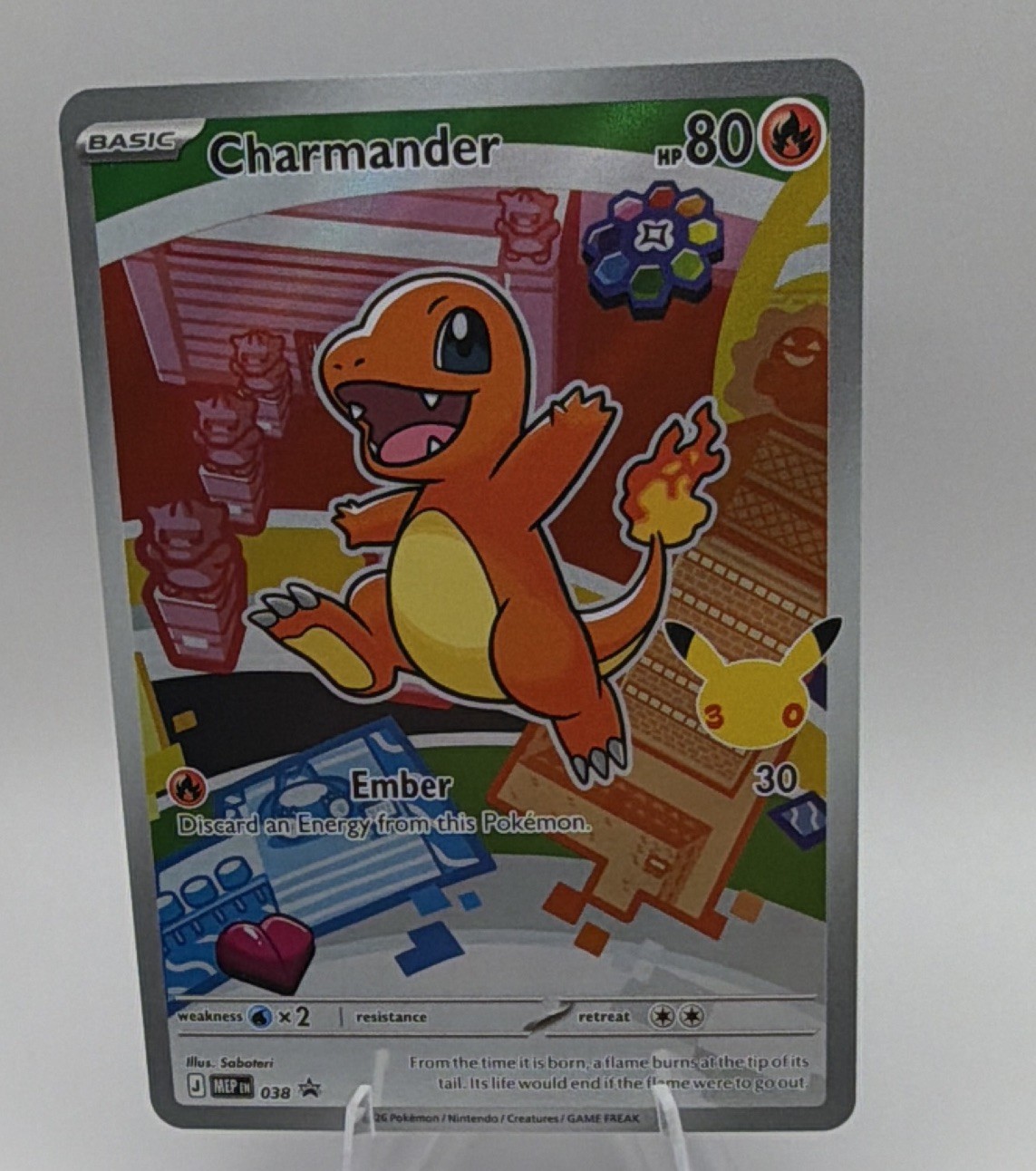 Pokemon TCG Charmander 044 Sv Scarlet & Violet Promo Holo Basic HP 60 EN