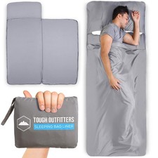 Sleeping Bag Liner - Adult Sleep Sack  Travel Sheets for Hotel - Travel Slee...