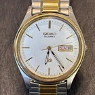 Seiko Watch Vintage Men’s 5y23-8049 Quartz GoldPlated Needs Battery