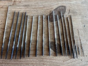 KD89 Watchmakers Cutting Broaches Set – 12-Piece Assortment, 0.60 To 1.40mm, Made In Germany