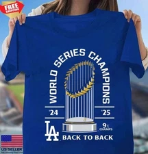 SALE - Los Angeles Dodgers Back-To-Back World Series Champions Shirt