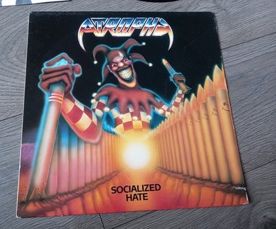 ATROPHY  Socialized Hate Original 1988 US LP Vinyl Record Thrash Metal RR9518  1