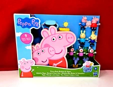 Hasbro Peppa Pig Carry-Along Brothers & Sisters Carrying Case NIB Sealed!