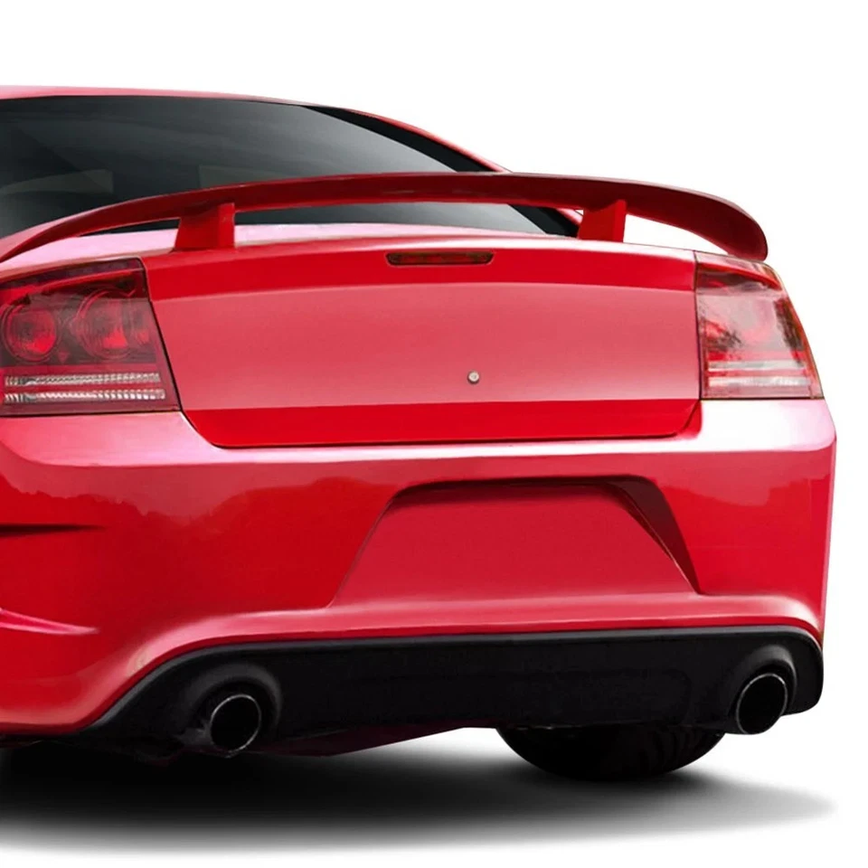 For Dodge Charger 06-10 Duraflex Hellcat Style Fiberglass Rear Bumper Unpainted - Imagem 4 de 4