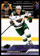 2023-24 Upper Deck Young Guns Damien Giroux Rookie Minnesota Wild #452
