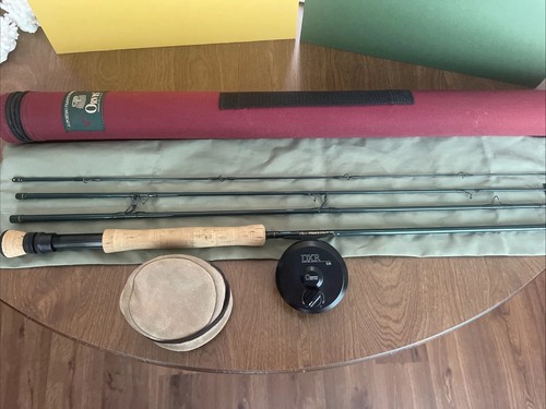 Orvis Trident TL Mid-Flex 7.0 Fly Rod. 9’ 6 Weight 4 1/2 Oz. & DXR 5/6 Reel NICE