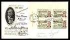 Mayfairstamps Canada FDC 1962 block Red River settlement sesquicentennial rose c