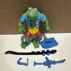 TMNT Genghis Frog 1989 Vintage Action Figure Near Complete Playmates Toys Clean
