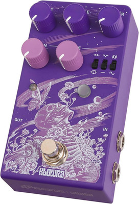 Gnash Dual-Channel Analog Distortion Guitar Effects Pedal, Series/Parallel High-
