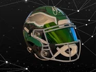 Saquon Barkley Signed Ultra Custom SpeedFlex Helmet Crown Auto Visor Eagles BAS