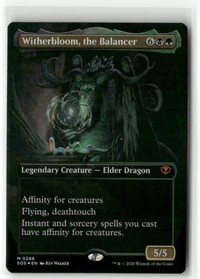 MTG Witherbloom, the Balancer ボーダーレスfoil Witherbloom, the Balancer (Borderless) - Secrets of Strixhaven