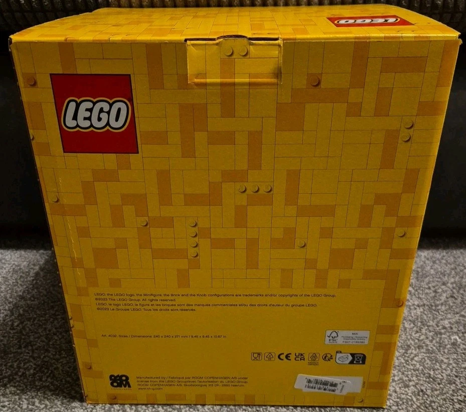 LEGO Large Yellow Storage Head Boy, Brand New - Image 2 of 4