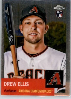 2022 Topps Chrome Platinum Anniversary #432 Drew Ellis EX Excellent RC Rookie Di
