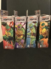 Image of TMNT  Teenage Mutant Ninja Turtles BST AXN Figures x4 Don, Raph, Mikey, Leo
