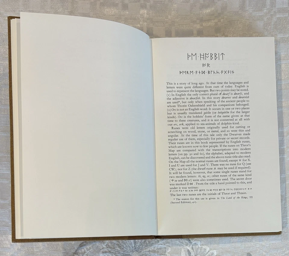 JRR Tolkien The Hobbit 1976 First Deluxe Folio Society Edition 2nd Variant LOTR — 第 4/4 张图片