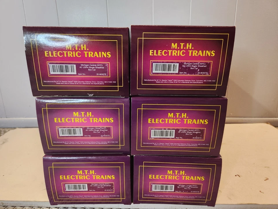MTH Premier 20-90307 Michigan Central(NYC) O Scale Premier 6-Car 40' USRA Set - Image 3 of 4