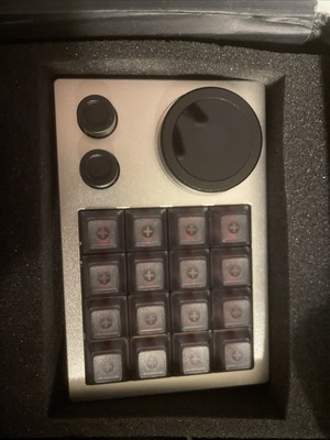 Megalodon Triple Knob Macro Pad Programmable Designer Mini Keyboard 16 Keys (...