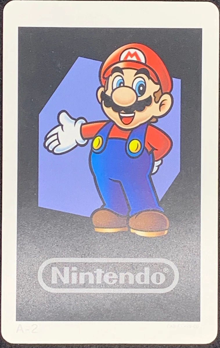 Mario Augmented Reality Games AR Card Nintendo 3DS Japanese From Japan Very Rare