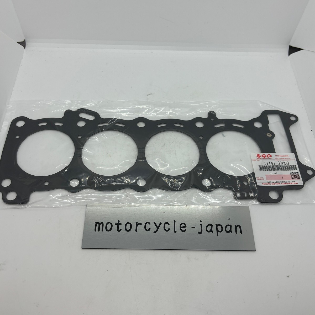 Suzuki Genuine GSX-R 600 Cylinder Head Gasket 11141-37H00 | Front