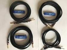 Lot of 4 Instrument Cables 10ft. ...unused - Black