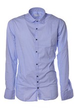 Aglini - Shirt - Male - 38 - Blue - 1231526A165849