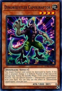 Dinowrestler Capoeiraptor - SOFU-EN006 - Common - Unlimited Edition x3 - Near Mi