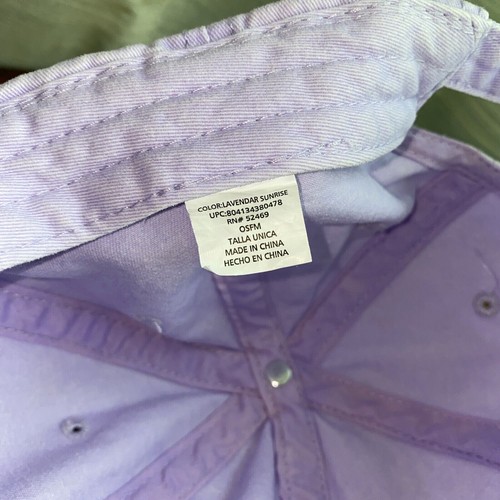 Gorra Lavanda Amanecer Jóvenes Niñas Púrpura Claro Liso Ajustable Niños OSFM - Imagen 10 de 10