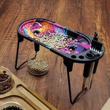 Tinplate Rolling Tray Cone Loader Set, Metal Foldable Stand Rolling Tray Console
