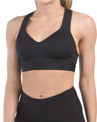 LAYER 8 Max Support Sports Bra High Impact Racerback Size S