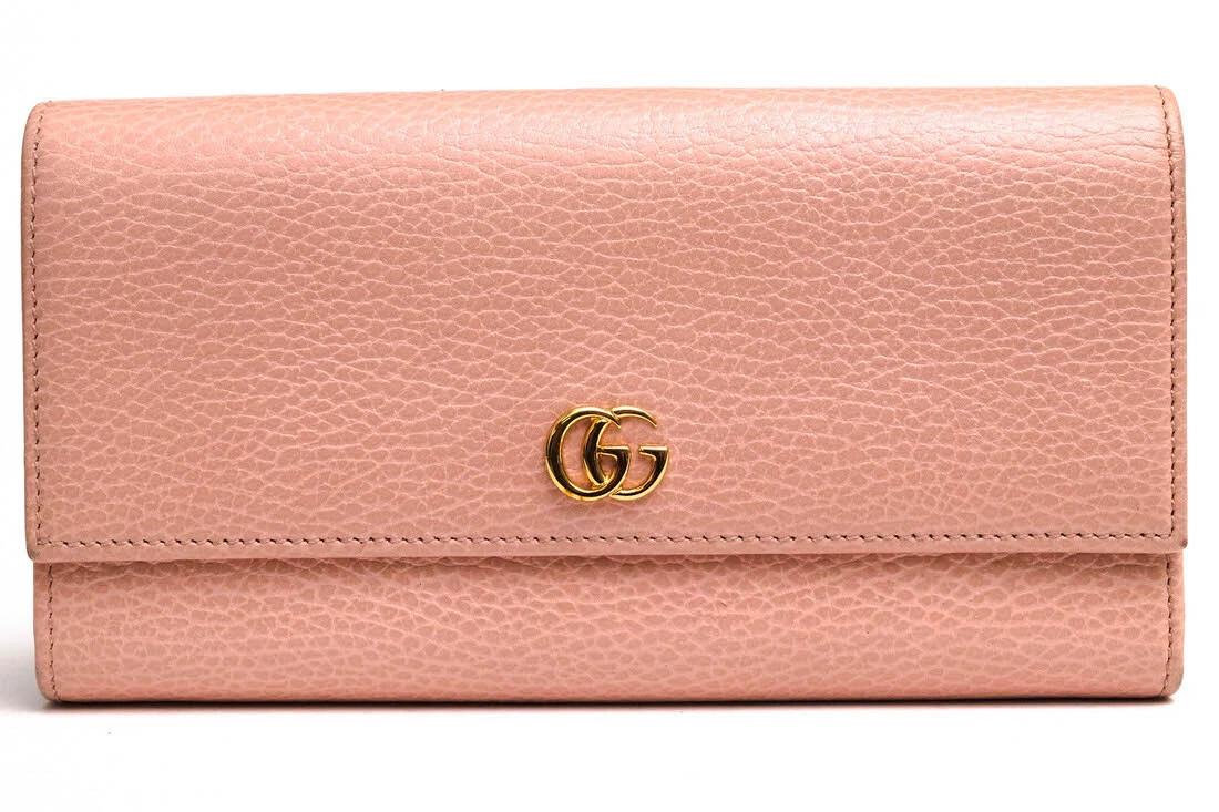 GUCCI 456116 CAO0G 1000 GG Marmont Continental Wallet Long Wallet | eBay